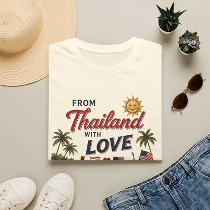 From Thailand With Love. 4th of July Unisex Tee