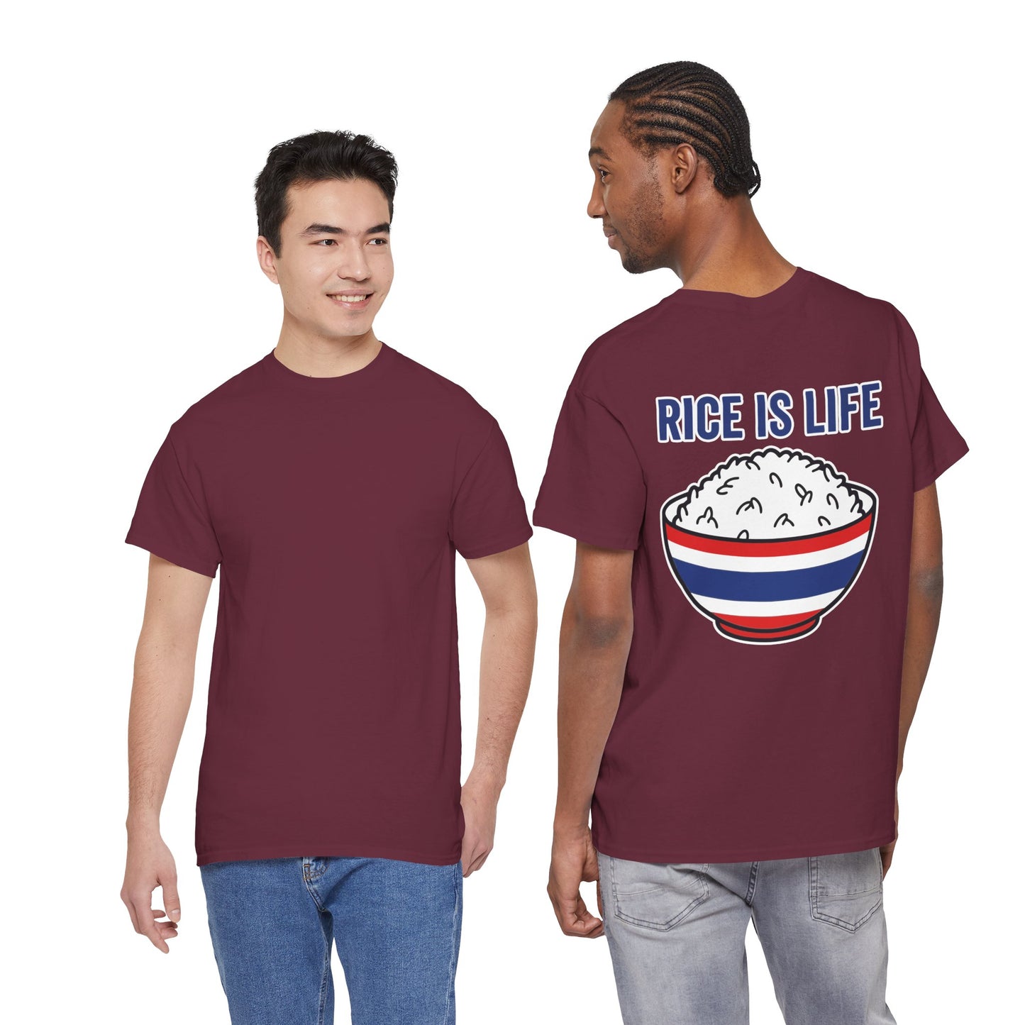 Rice is Life (Back) Heavy Cotton Tee