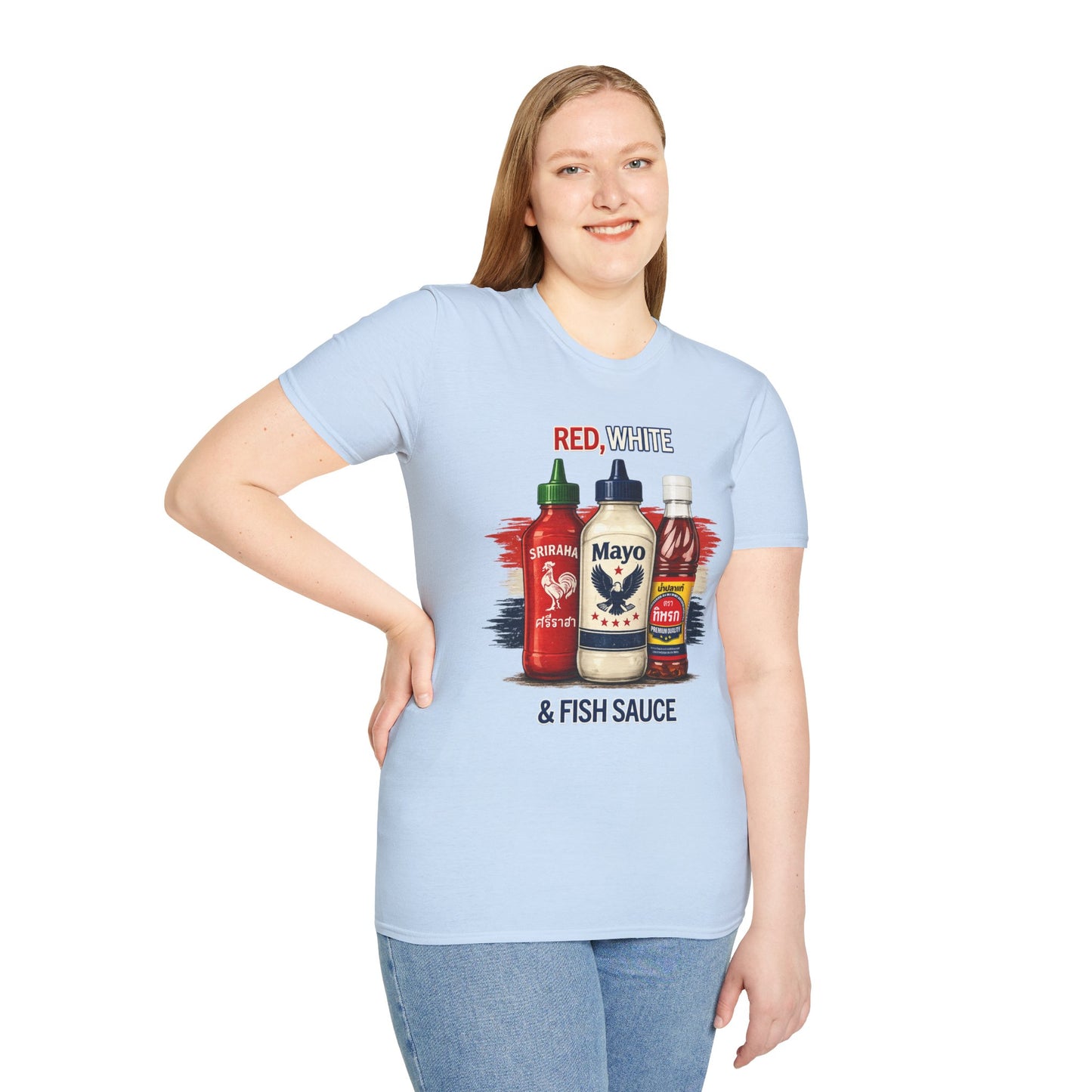 Red, White & Fish Sauce Tee