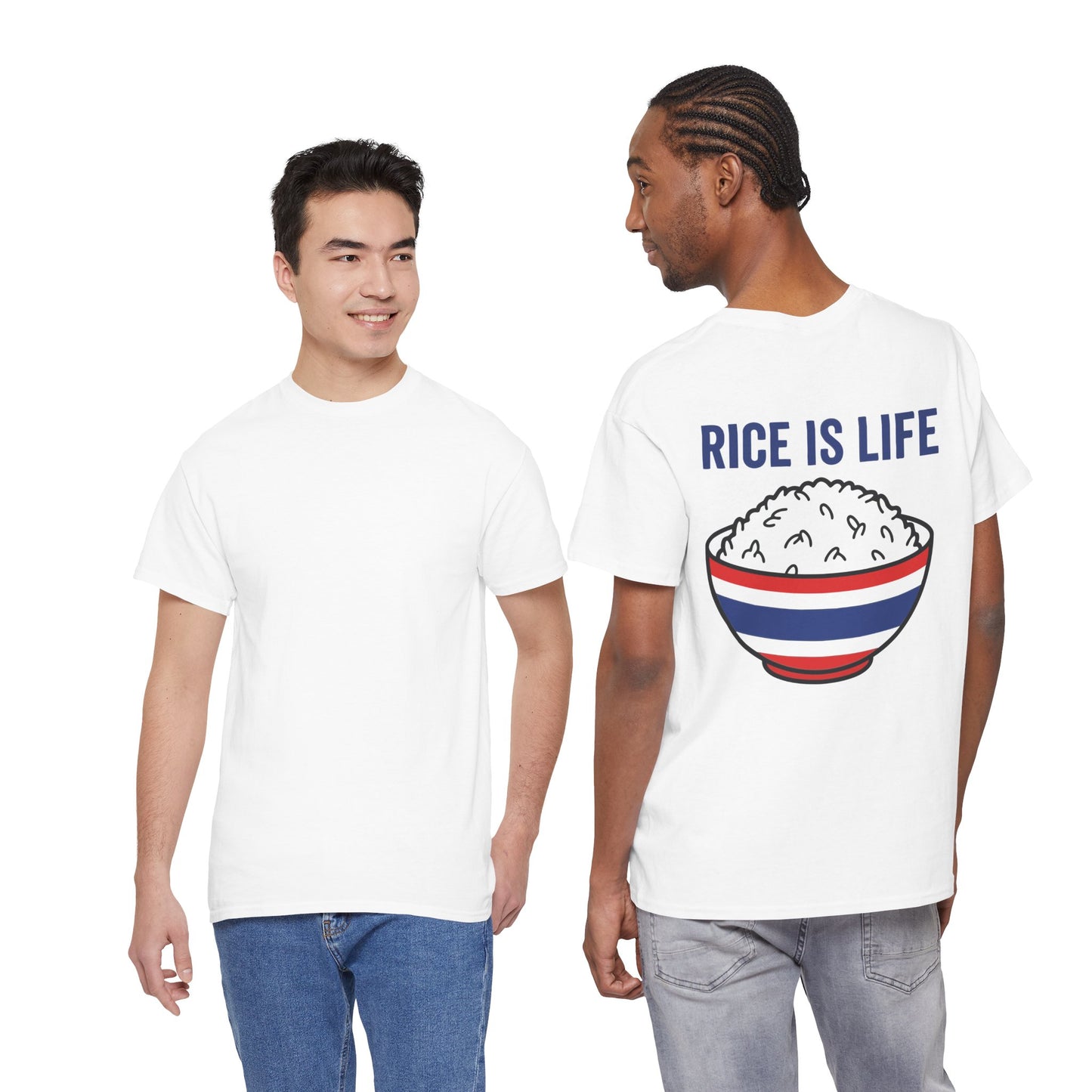 Rice is Life (Back) Heavy Cotton Tee