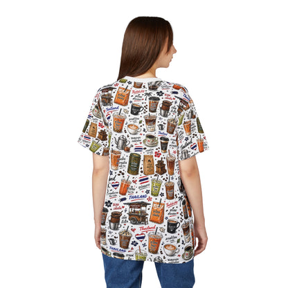 Thai Drinks Printed Unisex Cut & Sew Tee (AOP)