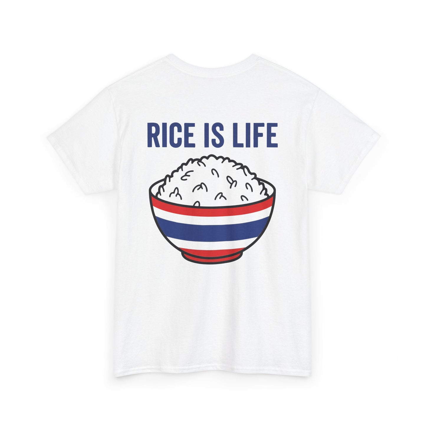 Rice is Life (Back) Heavy Cotton Tee