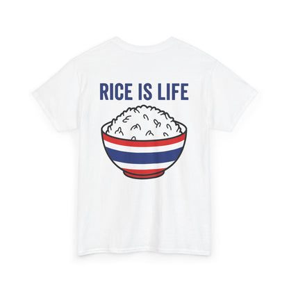 Rice is Life (Back) Heavy Cotton Tee
