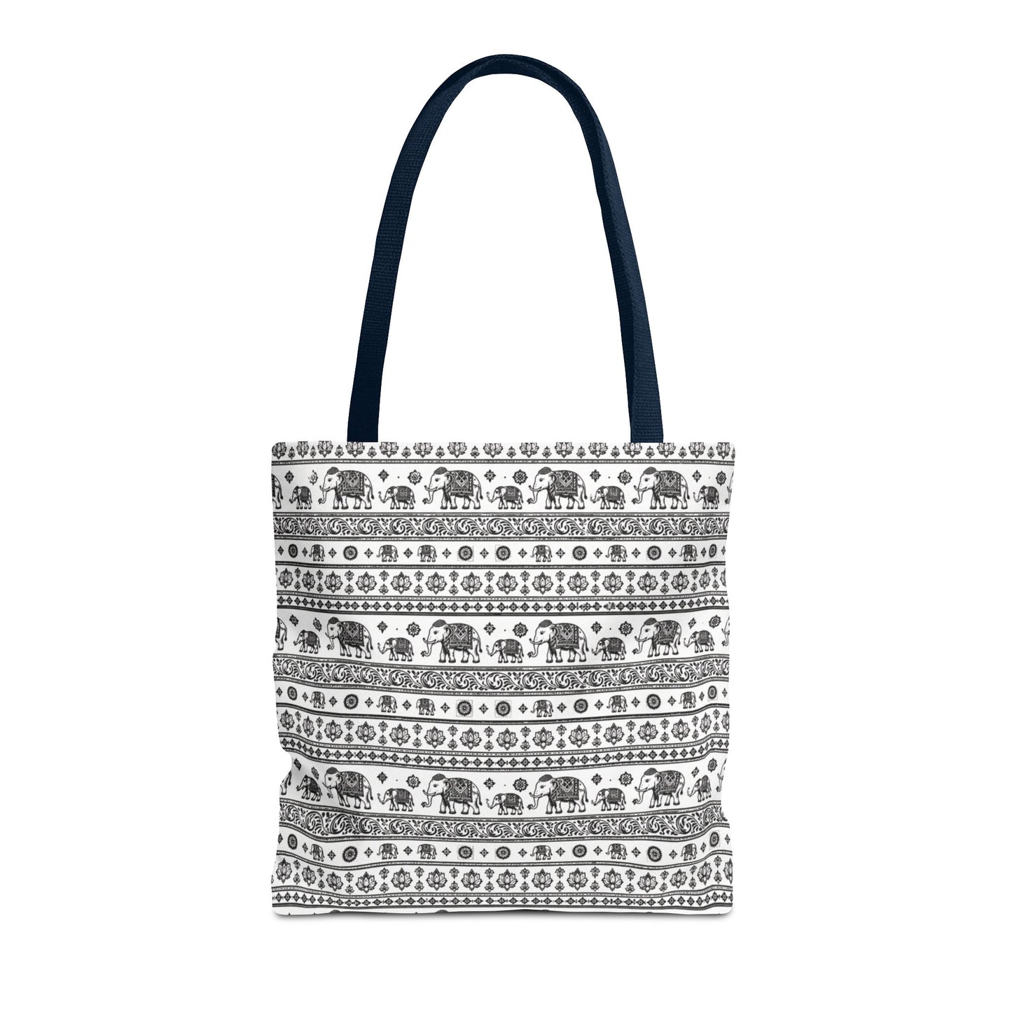 Thai Elephant Tote Bag - Patterned AOP