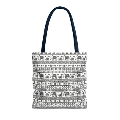 Thai Elephant Tote Bag - Patterned AOP