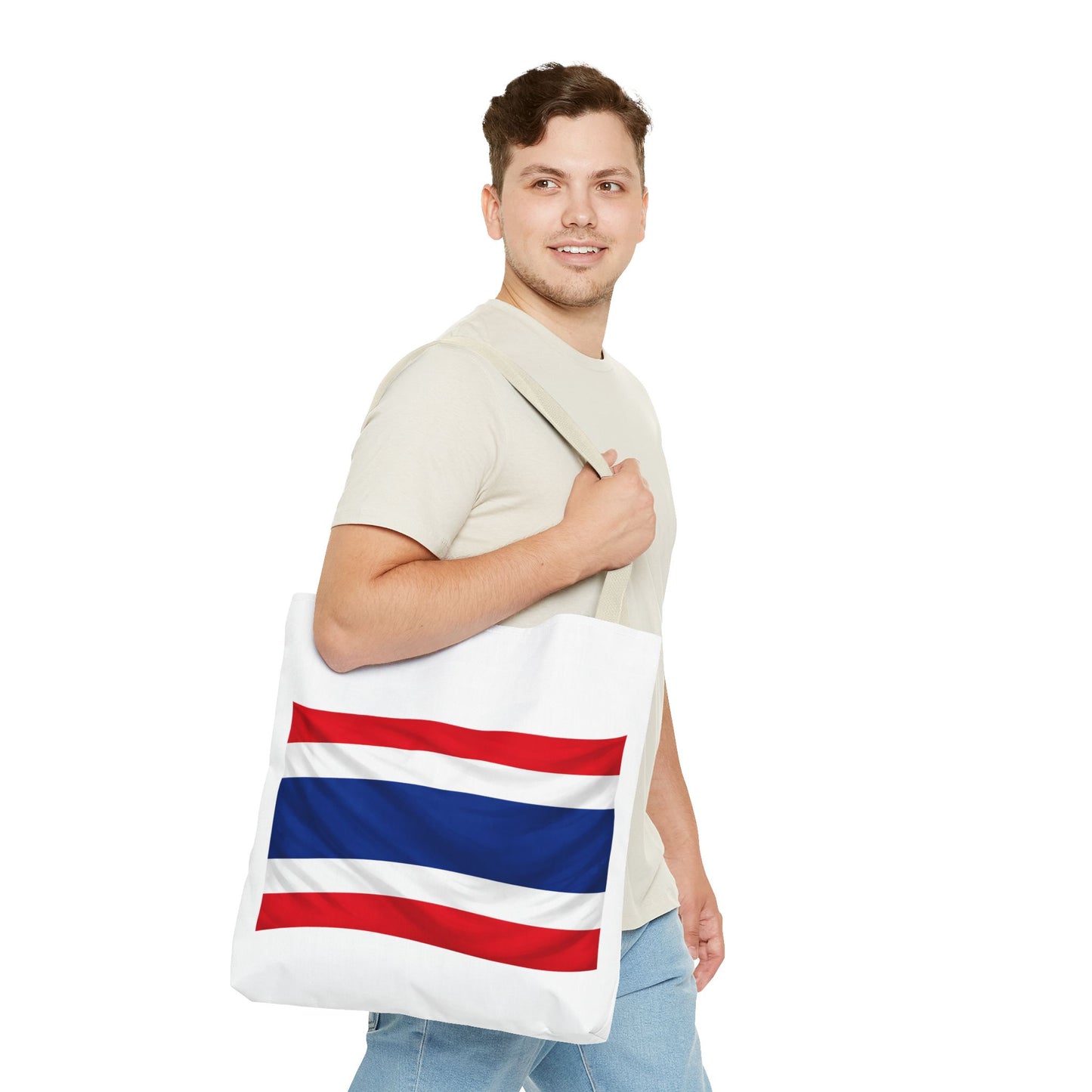 I heart Thailand with Thailand flag Tote Bag (AOP)