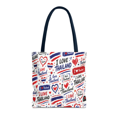 I love Thailand Tote Bag Wide Bottom