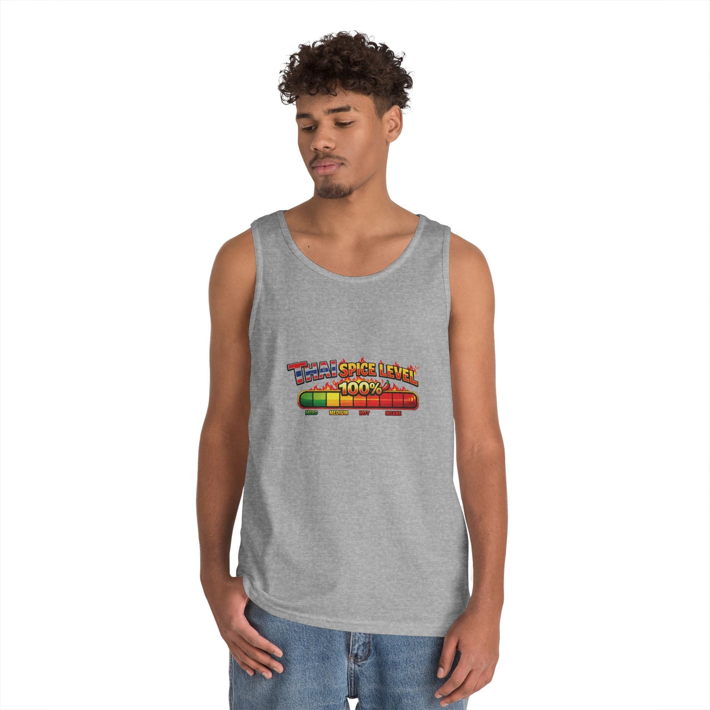 Thai spice level 100% Unisex Tank Top