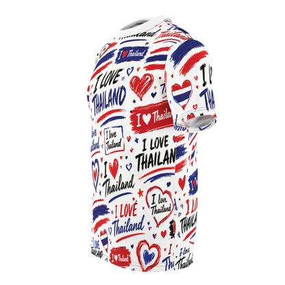 I Love Thailand Unisex Cut & Sew Tee (AOP)