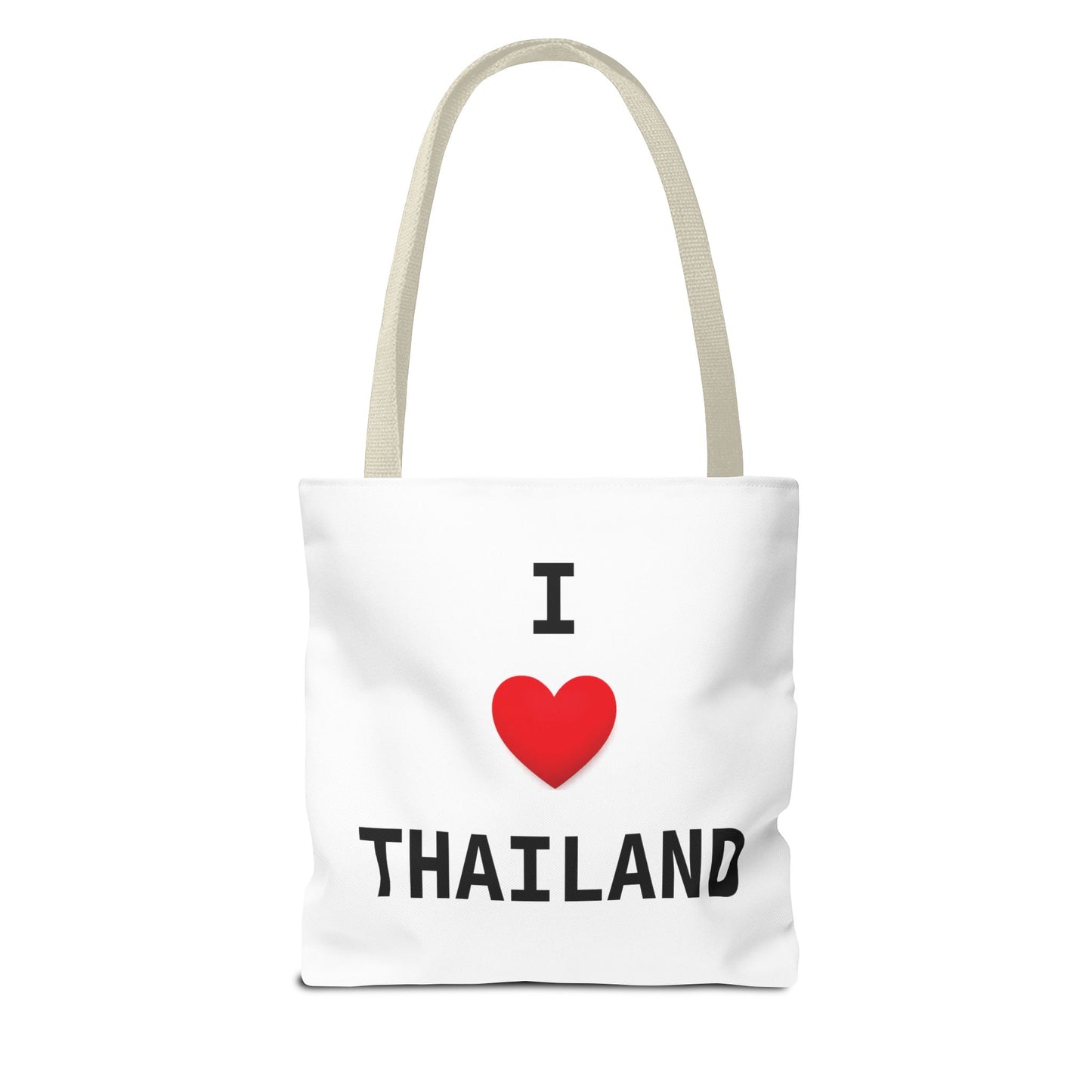 I heart Thailand with Thailand flag Tote Bag (AOP)