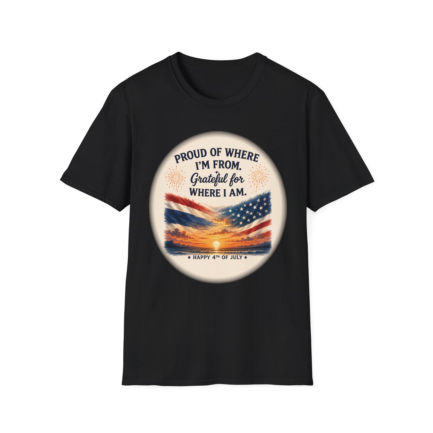 Proud of Where I'm From, Grateful for Where I am tee