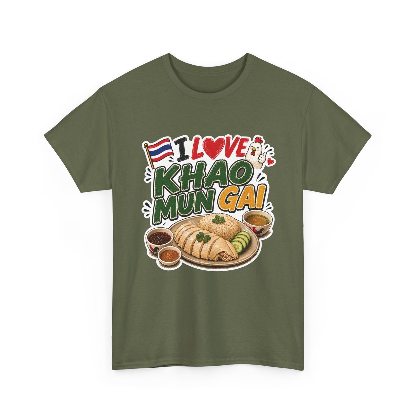 I Love Khao Mun Gai Unisex Tee