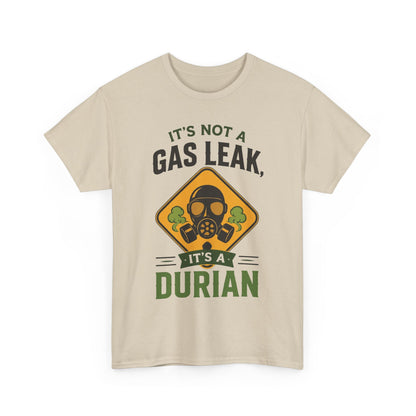 It's Not a Gas Leak, It's a Durian Mask Unisex Heavy Cotton Tee