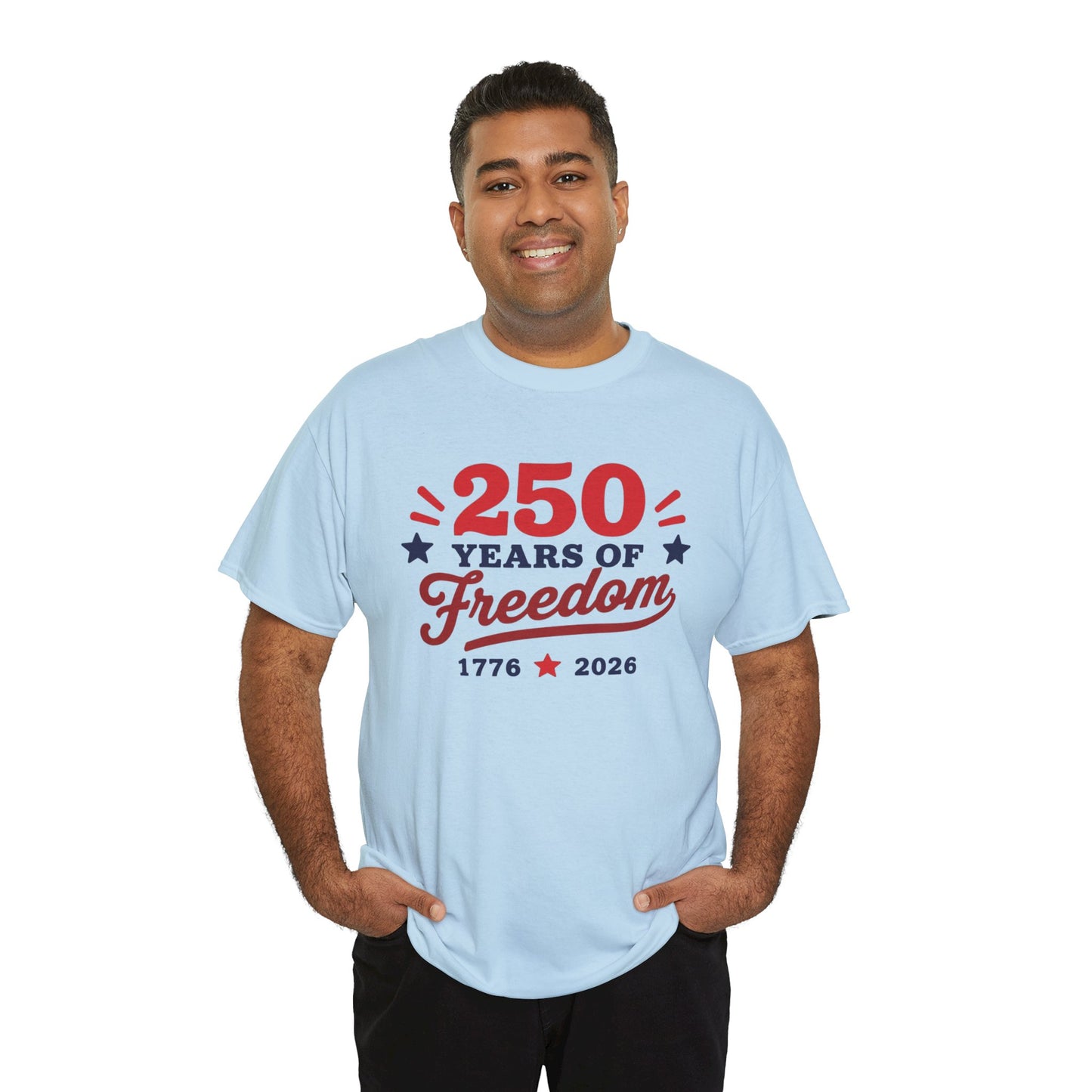 250 Years of Freedom 1776–2026 Unisex Tee