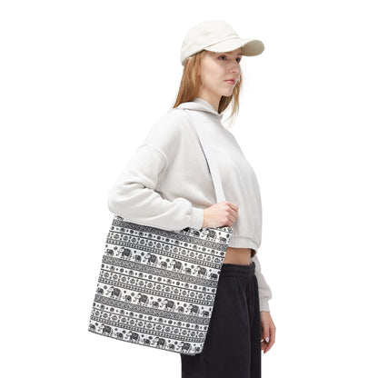 Thai Elephant Tote Bag - Patterned AOP
