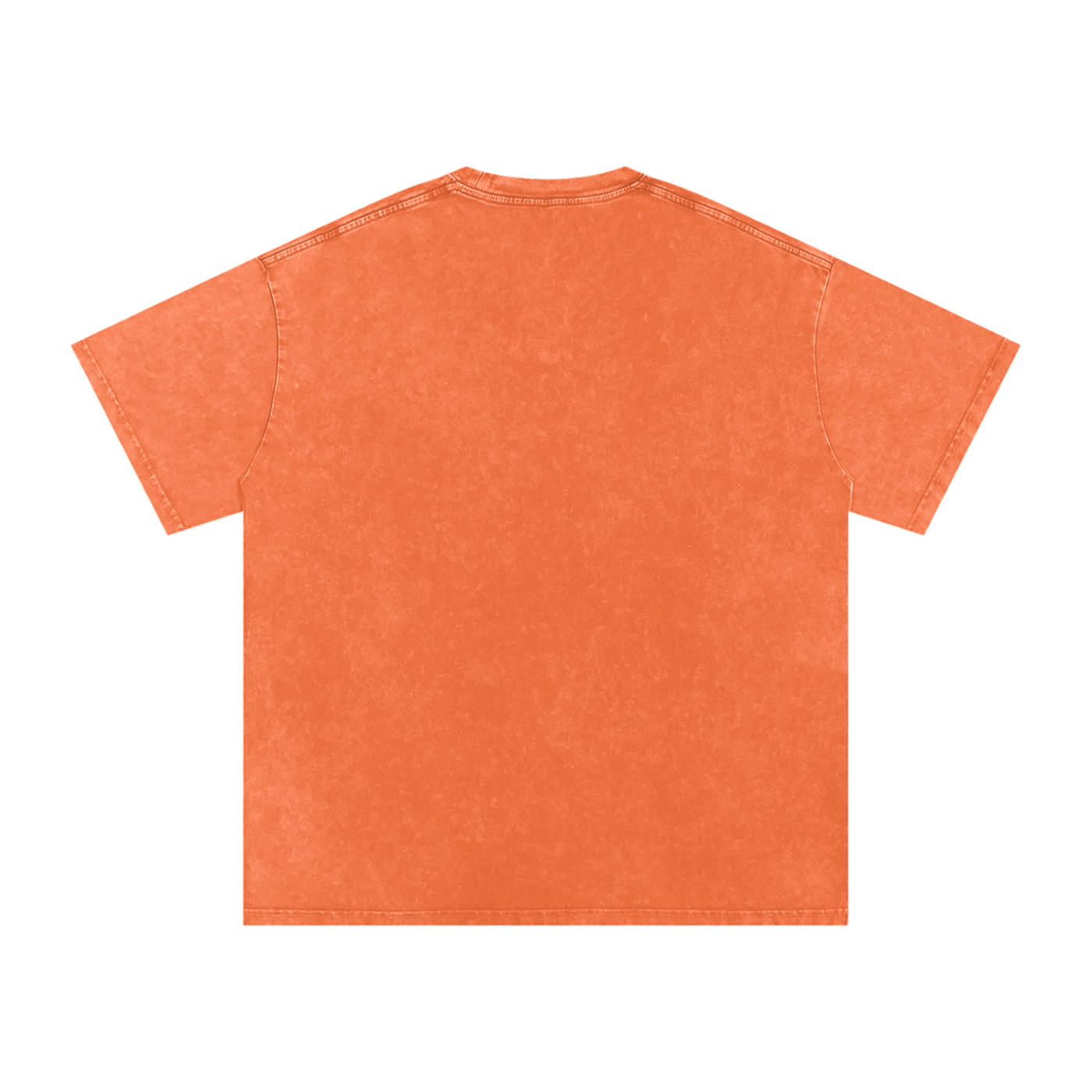 Thai Tea Snow Washed Oversized Unisex Cotton T-Shirt